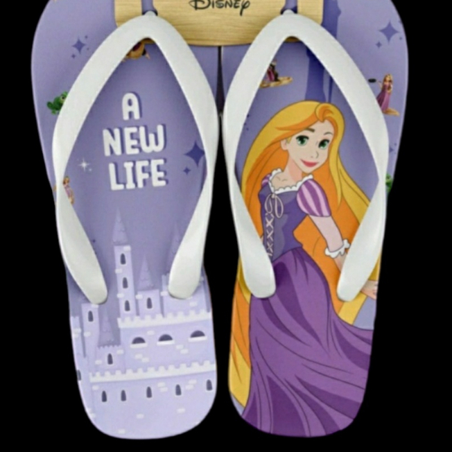 Sandal Jepit Wanita motip RAPUNZEL