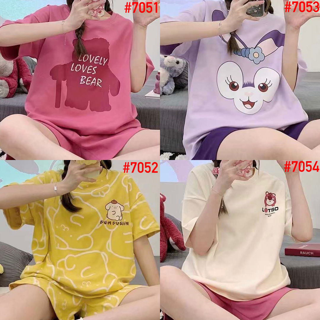 Piyama Premium Baju Tidur Leisure Wear Wanita Import Korea UMISUKA Model HP Atasan Celana Hotpants KKUM JALJA