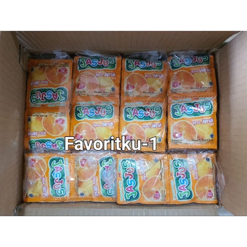 

Jas Jus Rasa Jeruk Minuman Serbuk Instan Orange.1 Renteng Isi 10 Sachet. Ada Harga Grosir