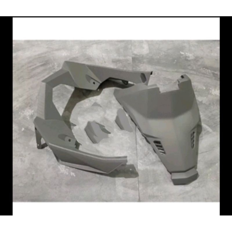 garnish bawah lampu depan Vario 150 old Carbon kevlar asli