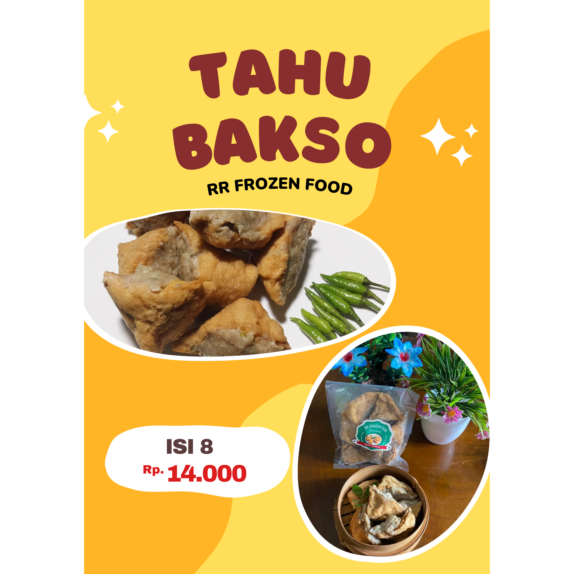 

Tahu Bakso Daging Sapi Frozen Isi 8