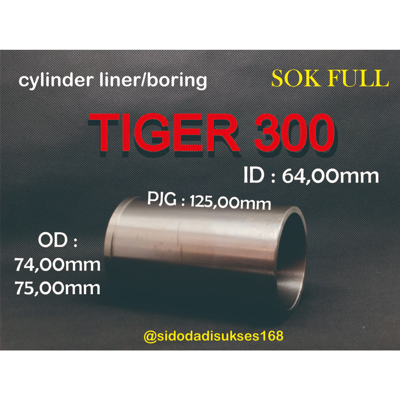 Boring/clynder liner tiger full 300