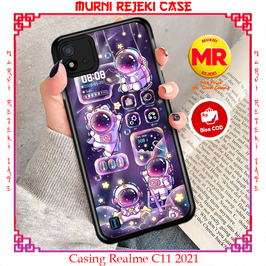 Murni case realme c11 2021 casing realme c11 2021 fashion motif [ASTRO02] case hardcase soft case pr