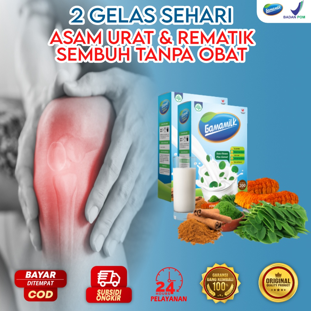 

GAMAMILK Susu Kesehatan Tulang dan Sendi Baik Untuk Anak dan Dewasa Pengganti terbaik untuk mereka yang alergi/sensitif terhadap susu sapi atau produk susu kedelai lainnya