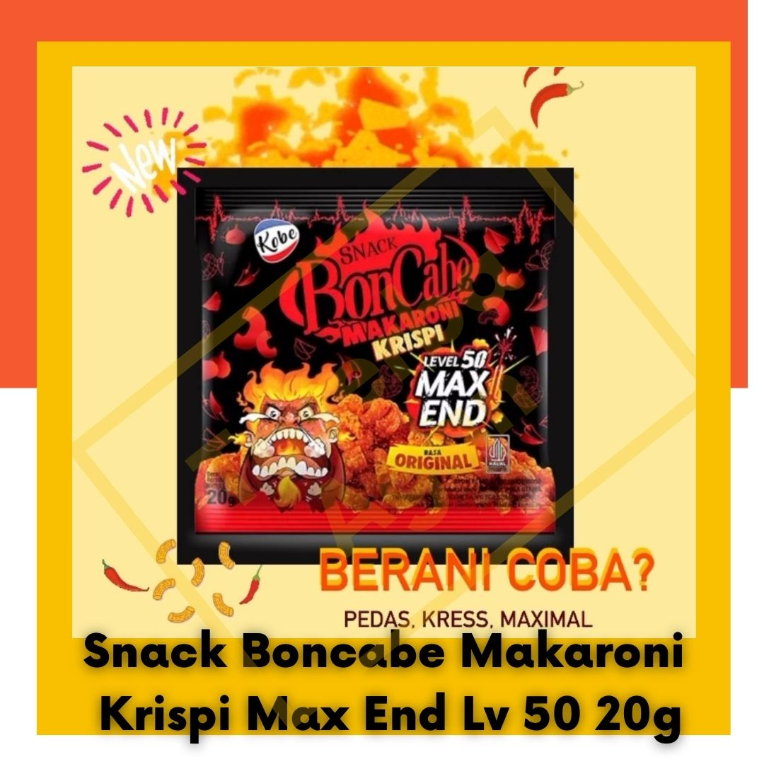 Kobe Snack Boncabe Makaroni Krispi Lv 50 Max End Rasa original 20g