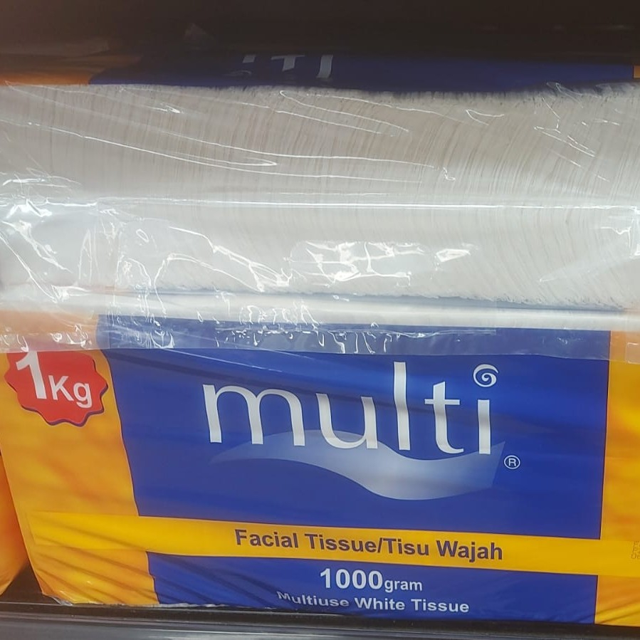 Tisu Tessa Multi 1000 gr 2 Ply MP08 sheet / Tissue Facial 1 kg / Tisu wajah 1000 gram 2ply lembut nyaman di kulit