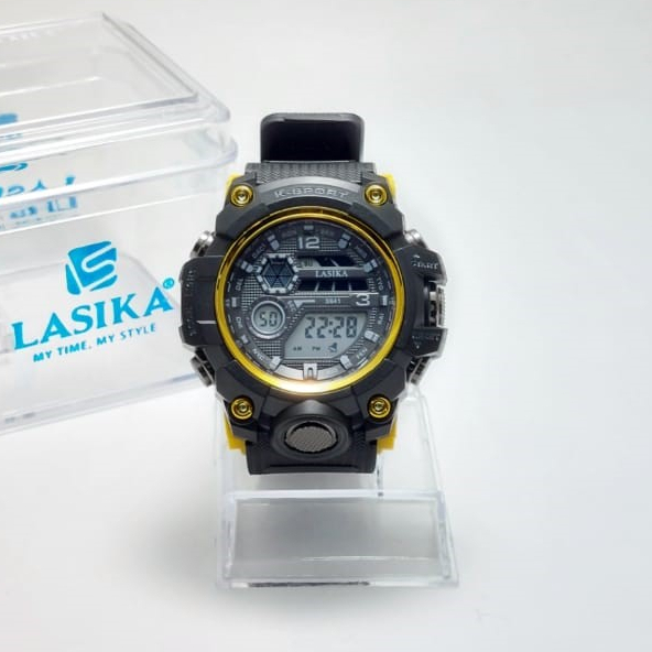 Jam Tangan Digital Pria Sporty K-Sport Water Resistant Free Box LASIKA Type 641