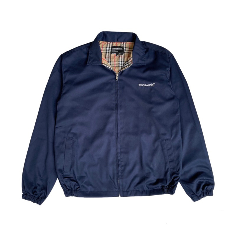 Transworld Jaket Harrington Pria Emeli Navy