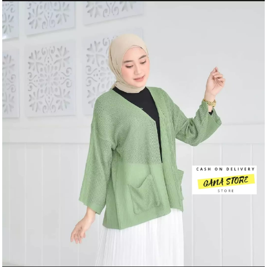Cardigan Rajut Wanita Loocy Cardigan Kardigan Sweater Rajut Tebal / Outer wanita kekinian / Outer ka