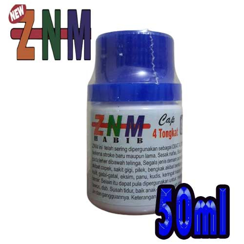 obat alternatif minyak ZNM  50ml cap 4 tongkat