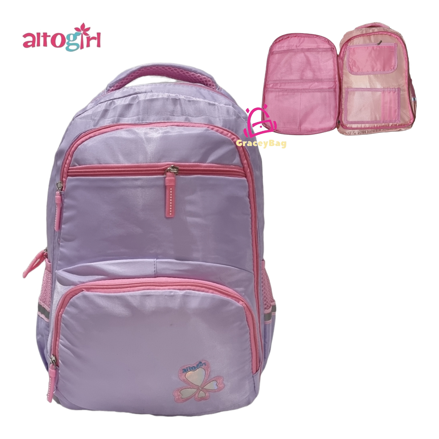 GB-78210 Tas Ransel Sekolah Anak Perempuan Bukaan Kulkas Altogirl Import