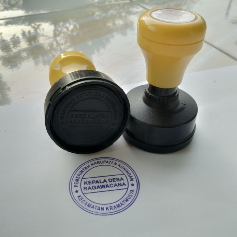 

Rurah Cibentang Stempel Flash Otomatis Kustom bulat