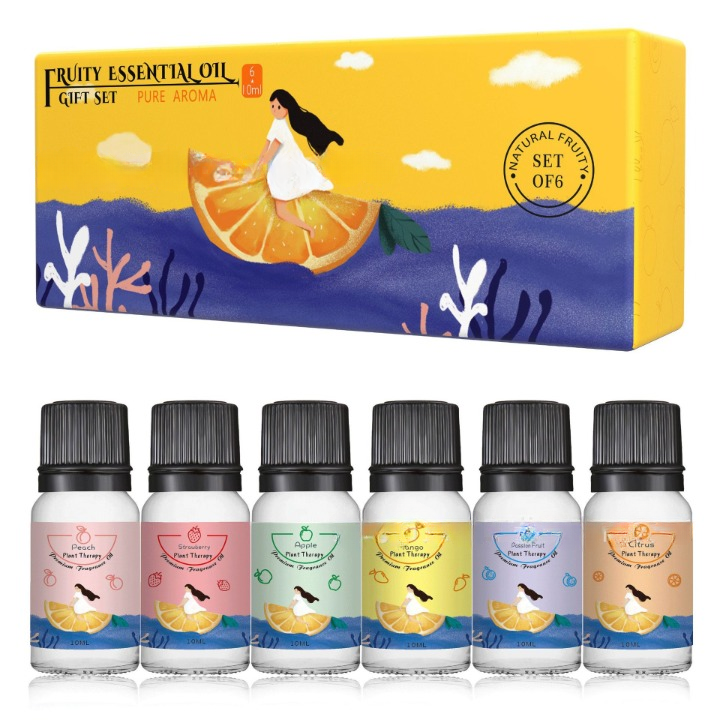 Set Essential Oil 10ml isi 6 pcs Fruity Aromatherapy