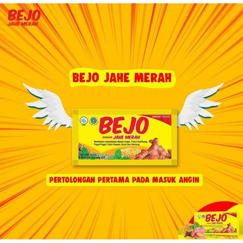 Bejo JAHE MERAH Sachet Jamu masuk Angin