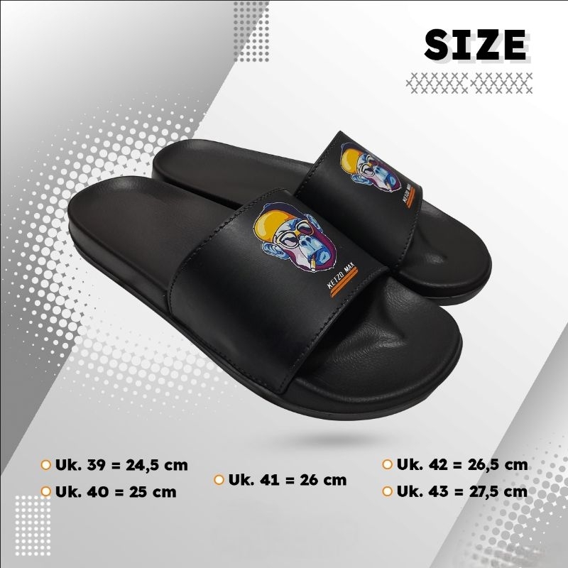 Sandal Pria Dan Wanita Premium Sandal Karet Sandal Selop Free Handbag