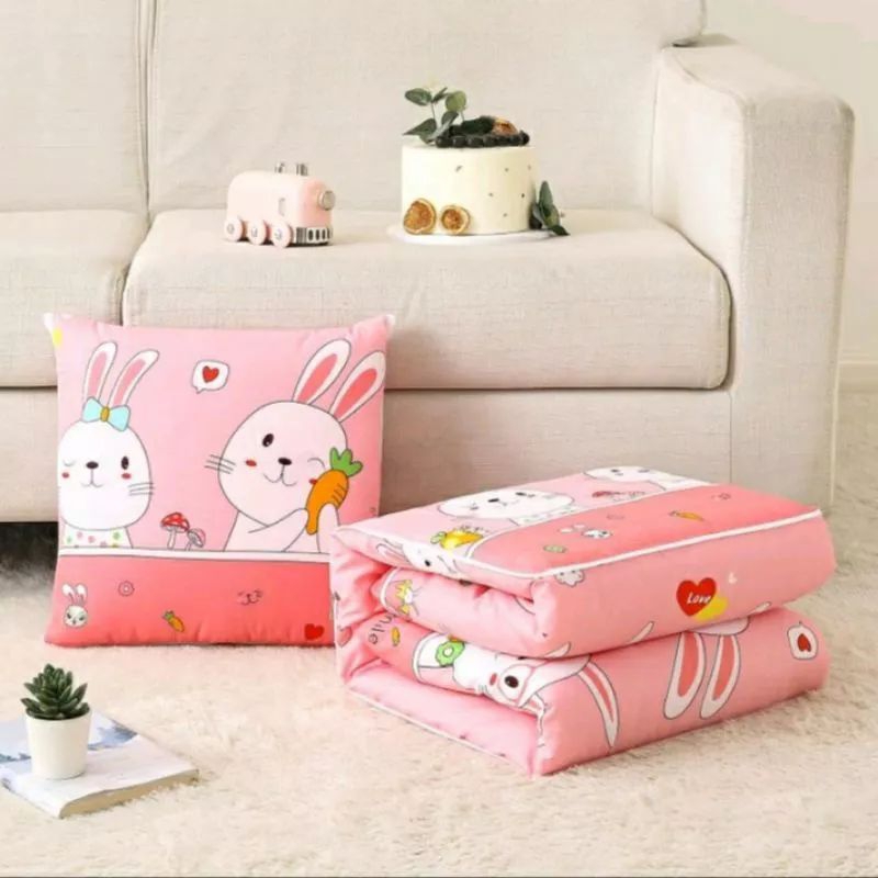 BALMUT Bantal Selimut Kepala Tidur/ Travel Dewasa &amp; Anak Bisa Lipat