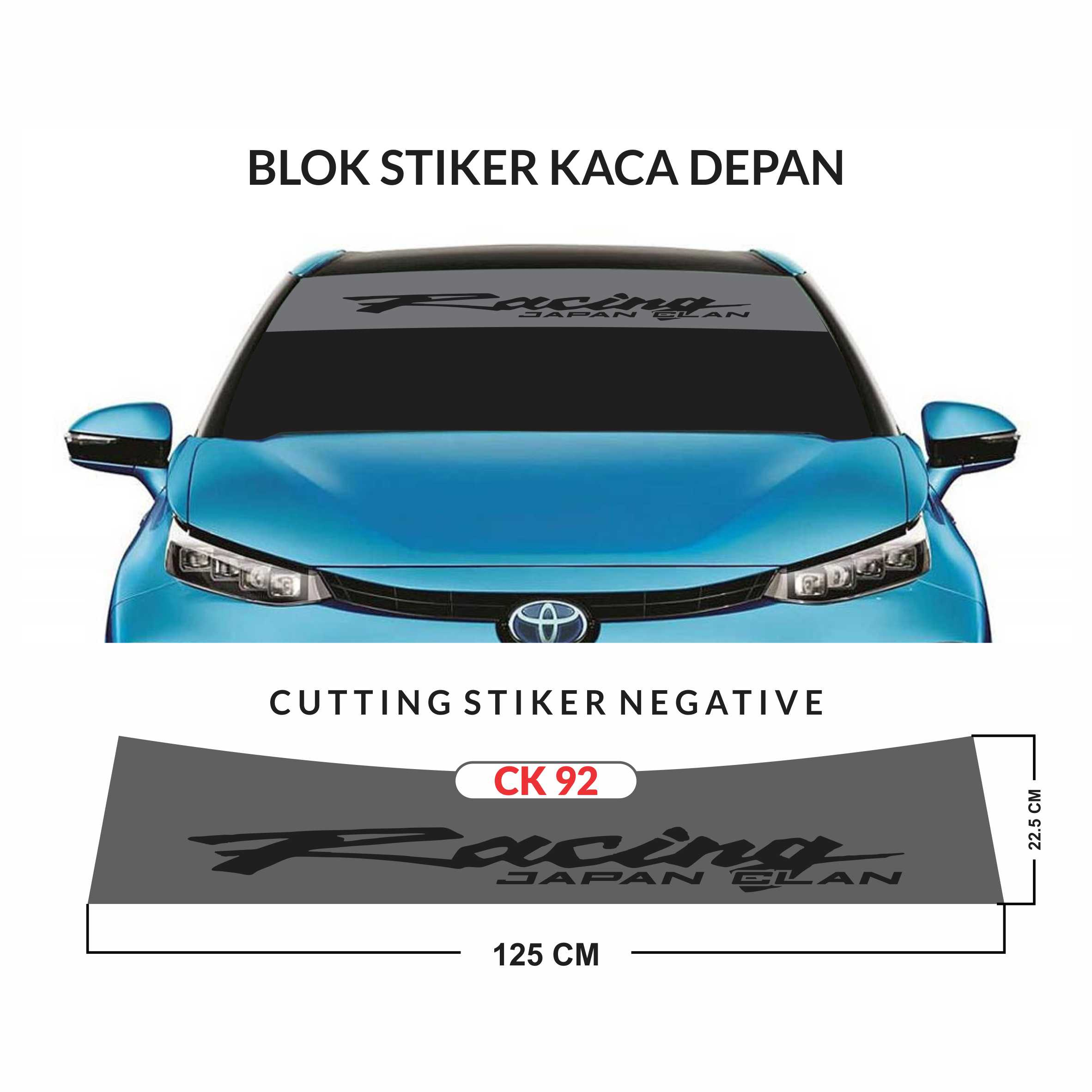 STIKER KACA MOBIL Cutting Sticker CAR Blok Stiker (15)