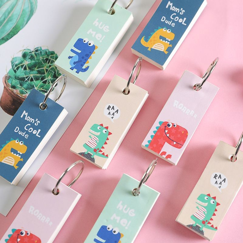 GANTUNGAN MEMO MINI /NOTE BOOK RING KECIL BUKU CATATAN MINI MOTIF LUCU