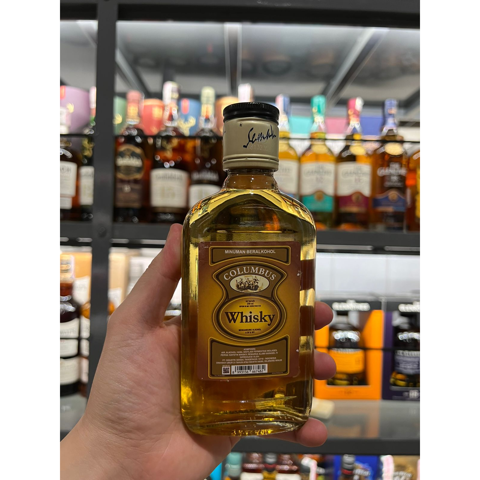 COLUMBUS WHISKY KECIL 250 ML