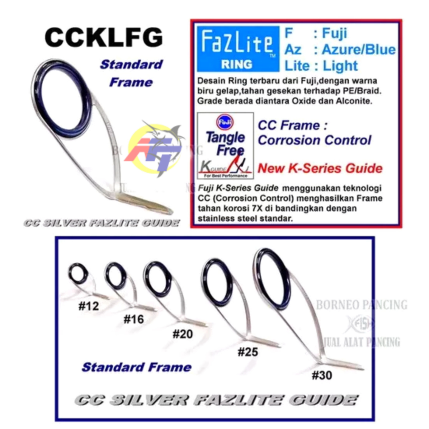 RING GUIDE FUJI  CCKLFG CCKTFG standart Frame FAZLITE ORIGINAL JAPAN