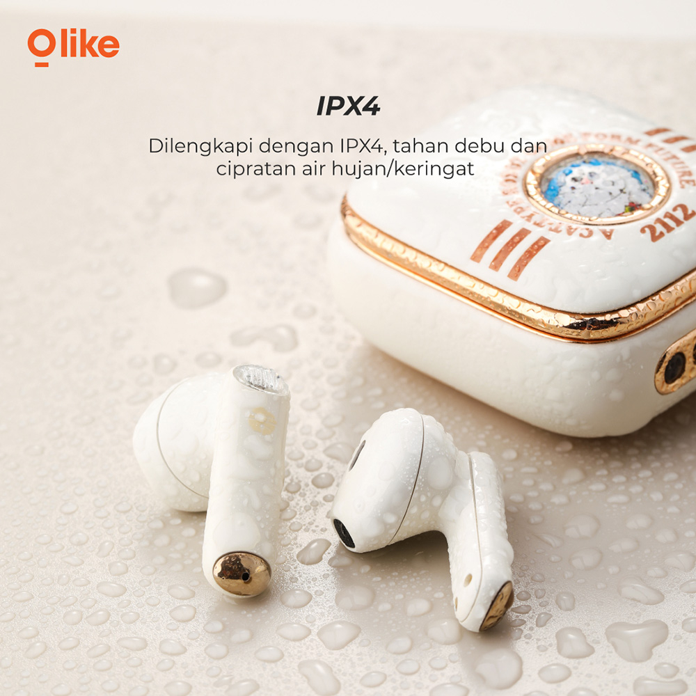 OLIKE DORAEMON TRUE WIRELESS BLUETOOTH EARPHONE EARBUDS TWS RING RETRO