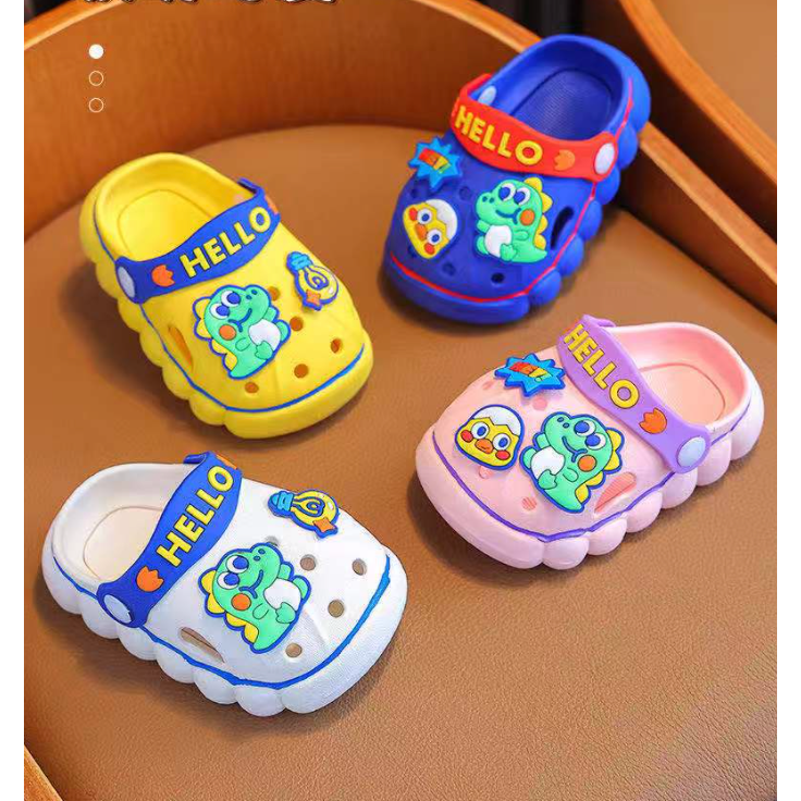 babyfit [18-29] GOZILA sendal sepatu bakpau karet pvc eva anak cewek cowok import ml-0828r