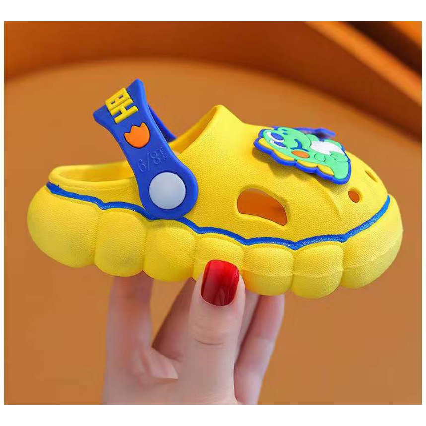 babyfit [18-29] GOZILA sendal sepatu bakpau karet pvc eva anak cewek cowok import ml-0828r