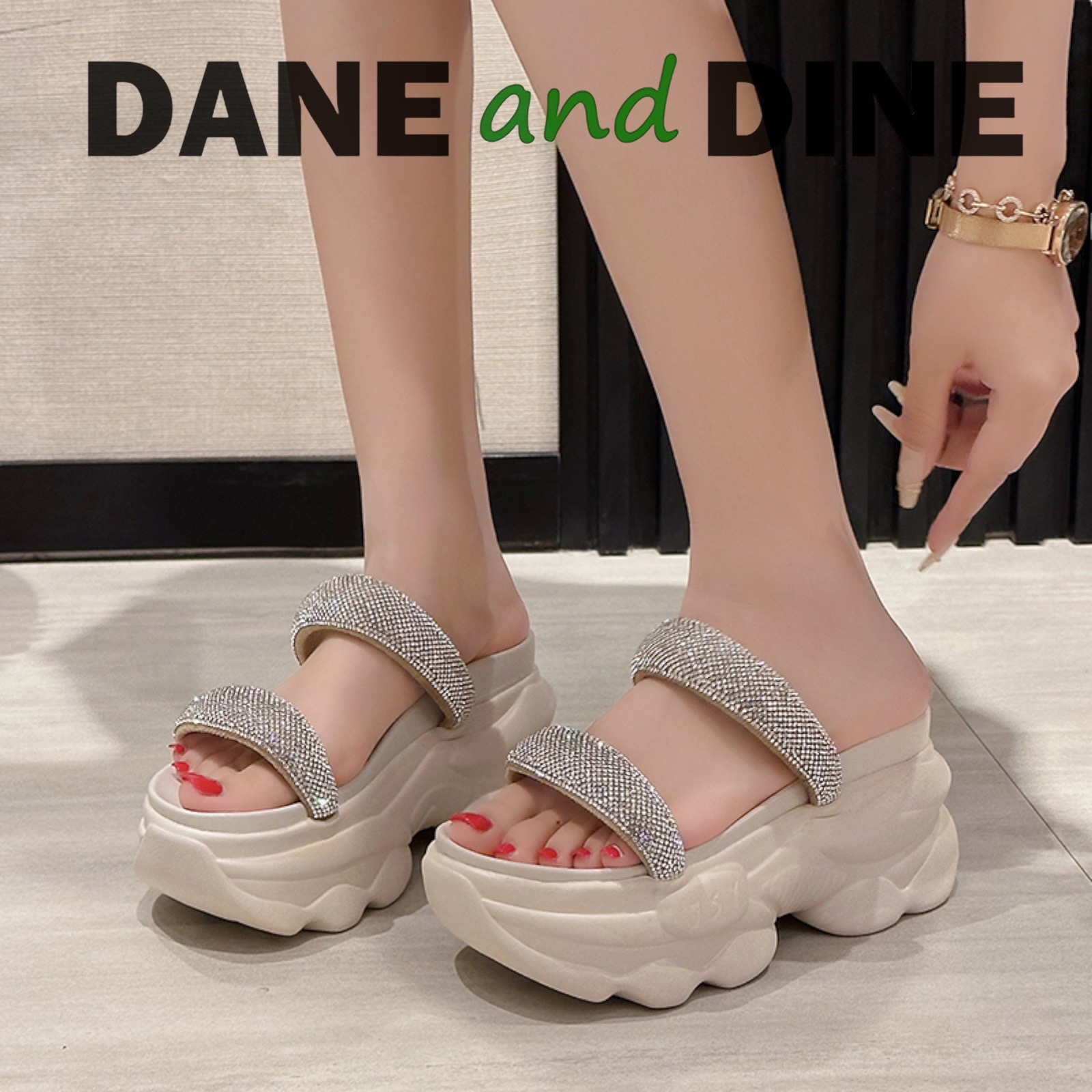 Wedges Import Premium 8cm Ringan Ori DnD - W9423