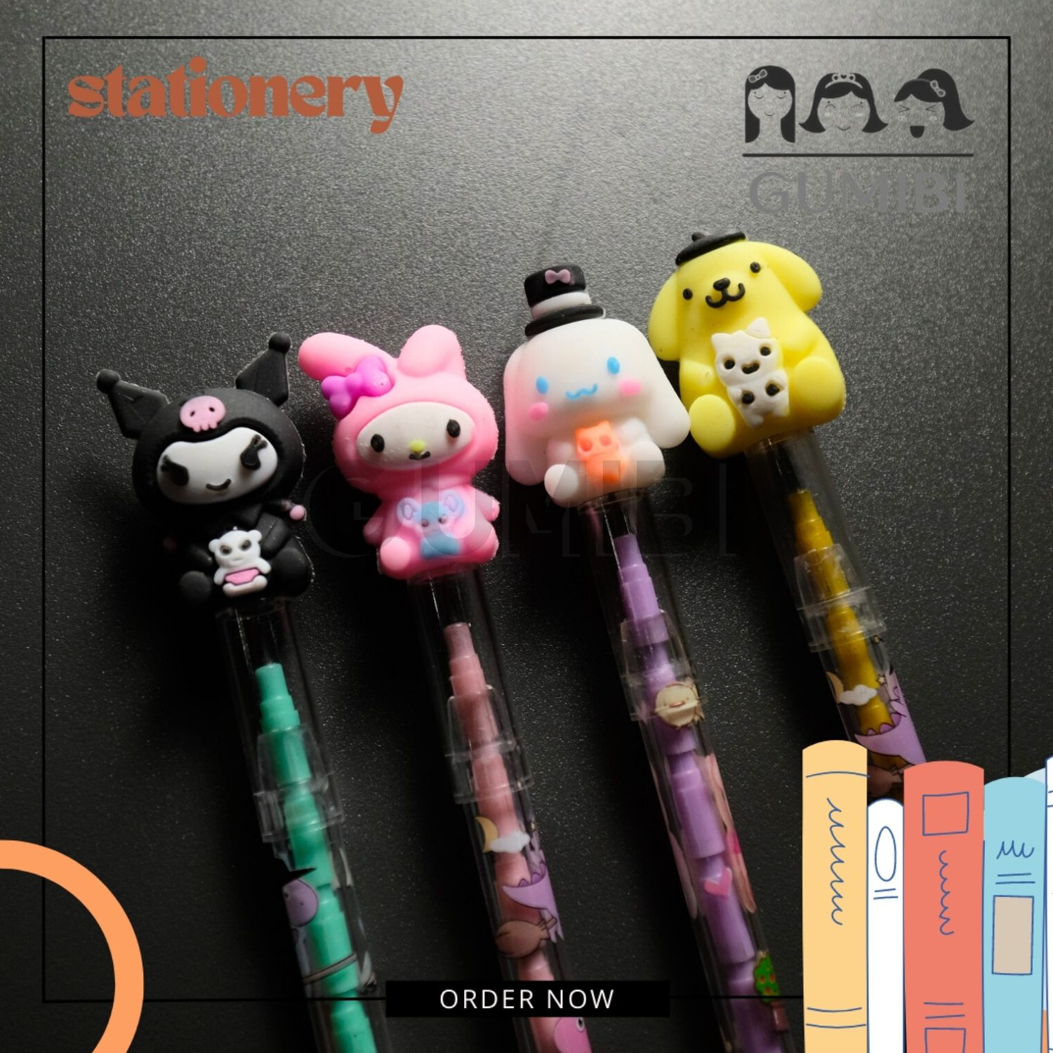 

PENSIL SUSUN SANRIO PENSIL PELURU BENSIA SAMBUNG SANRIO HARGA 1 PCS TERMURAH