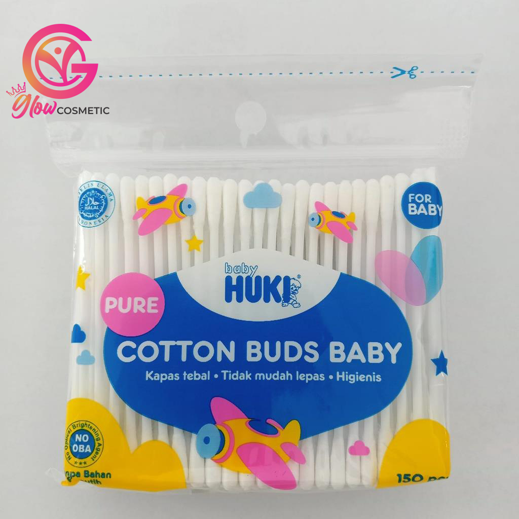 HUKI PURE COTTON BUDS BABY ISI 150PCS