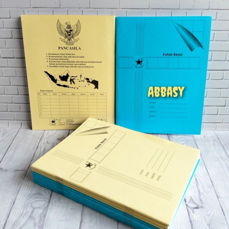 

Buku Tulis Kotak besar bintang obor 38 lembar ( isi 10 buku )
