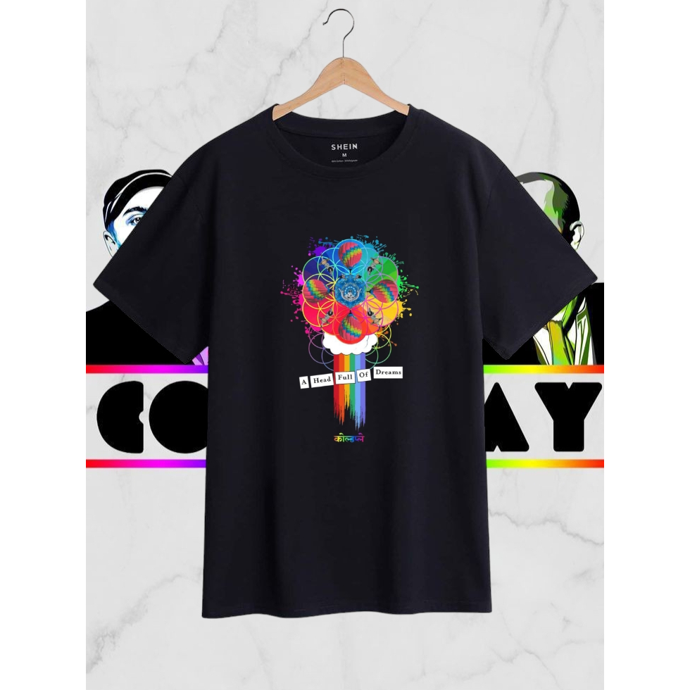 (GROSIR) Kaos ColdPlay Polos Lengan Pendek Unisex / ColdPlay World Tour  / Baju ColdPlay / Kaos Band