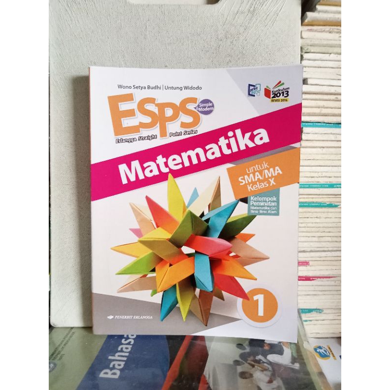 buku esps matematika 1 kelas 10 SMA ESIS Erlangga