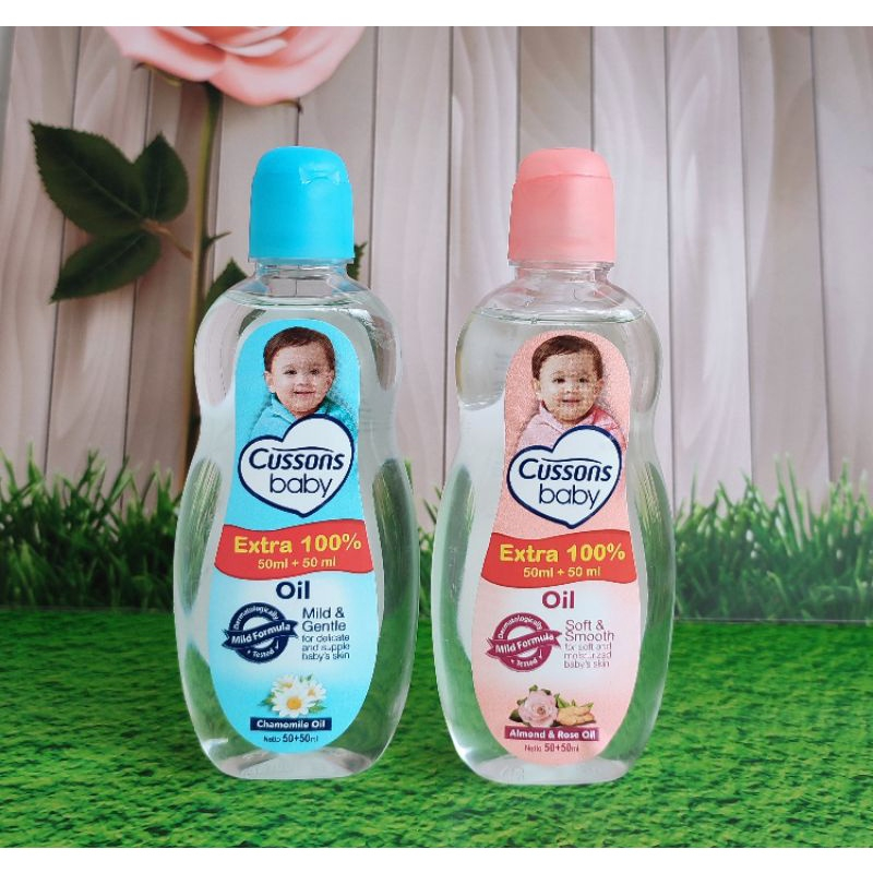 MFI - CUSSONS BABY OIL 50ML &amp; 100 ML | MINYAK BAYI BY CUSSONS