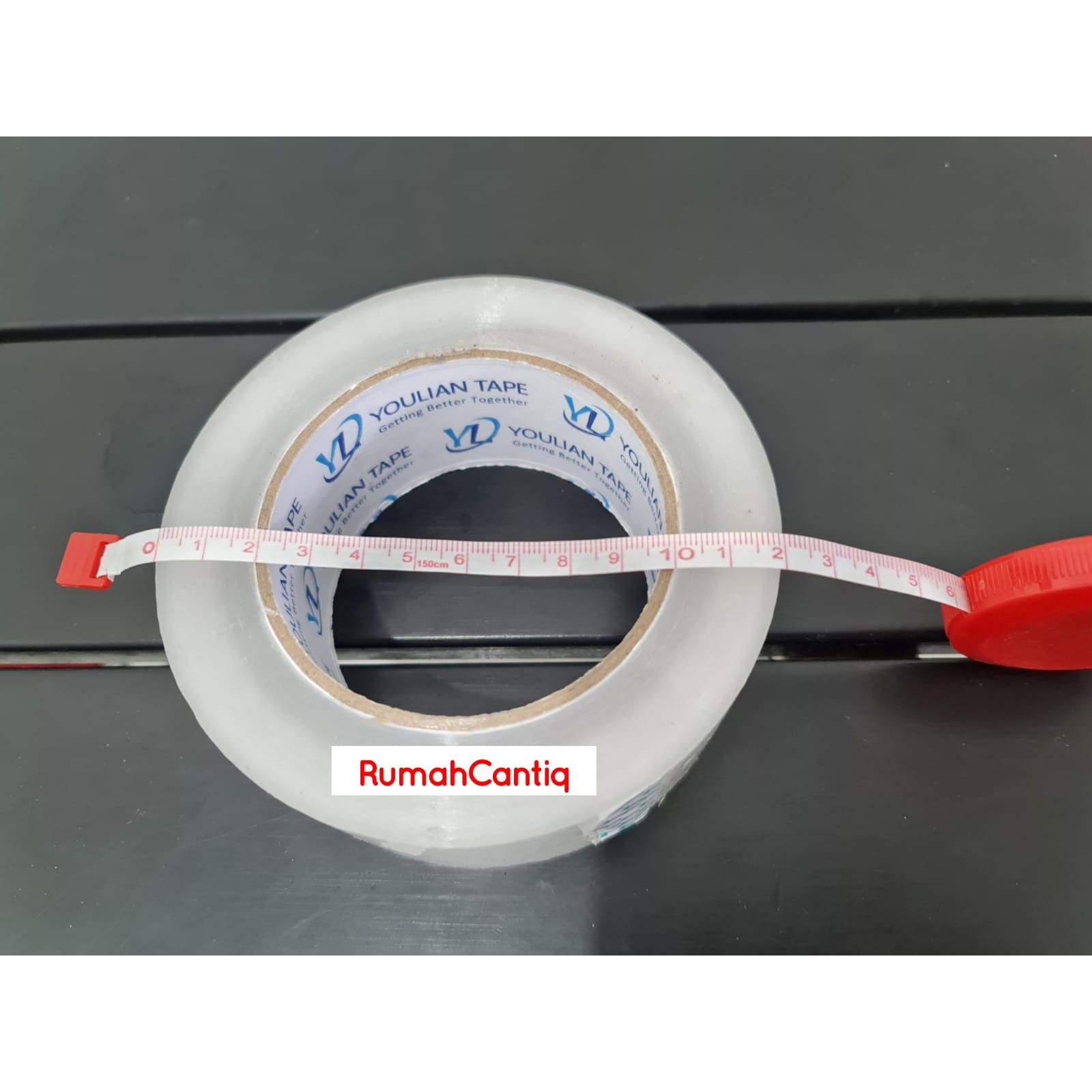 SELOTIP PLAKBAN LAKBAN BENING TAPE JUMBO 45mm x 200 Yard OPP PACKING TAPE PER ROLL DAYA REKAT KUAT