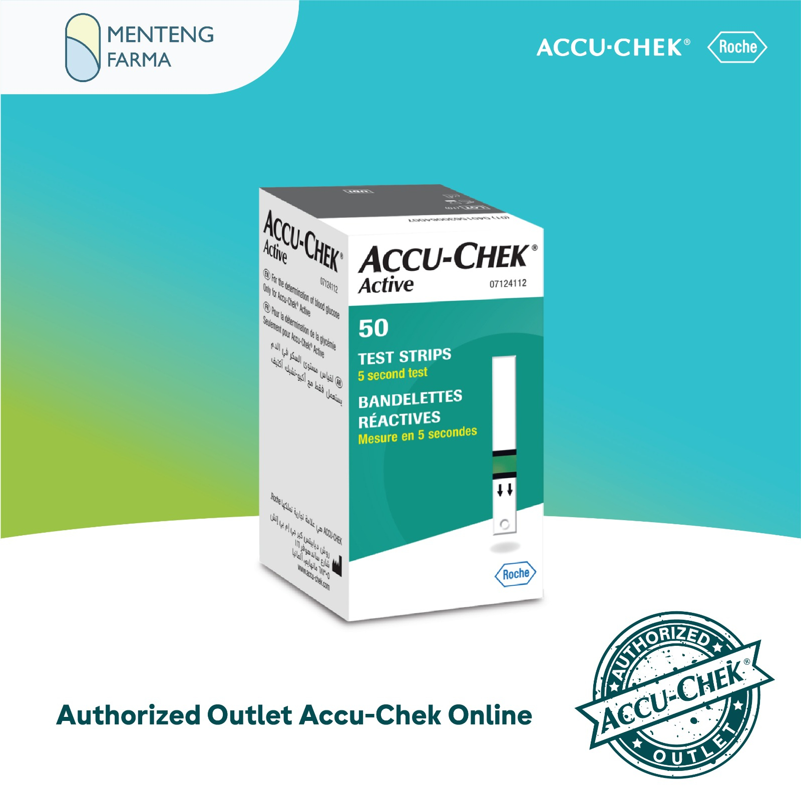 Accu-Chek Active 50 Test Strip - Tes Strip Gula Darah