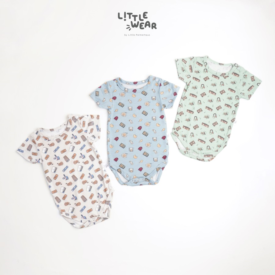 [TOMS] LITTLE PALMERHAUS (1pcs) LITTLE WEAR Bodysuit Roundneck / Jumper Bayi