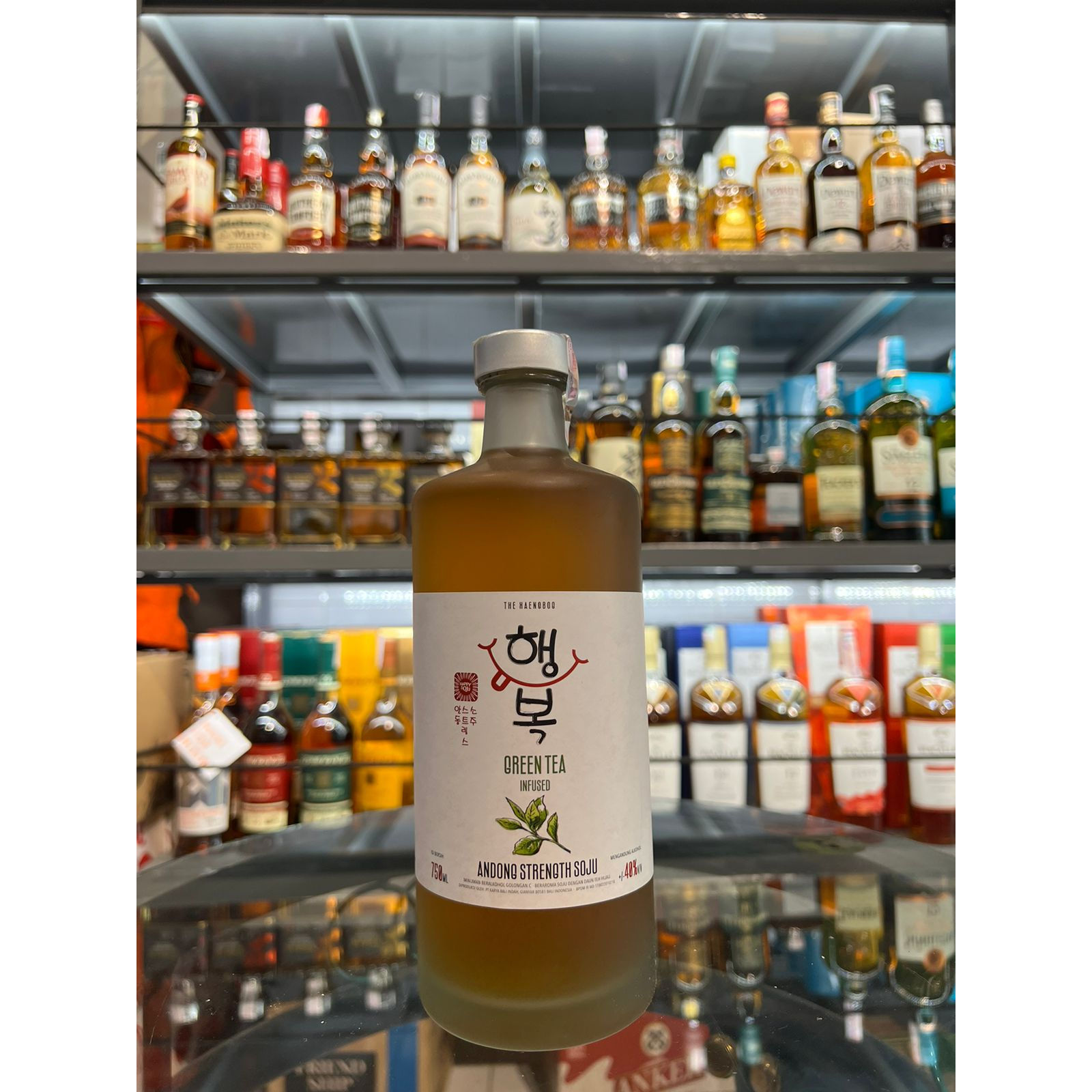 ANDONG STRENGTH SOJU GREEN TEA 700 ML