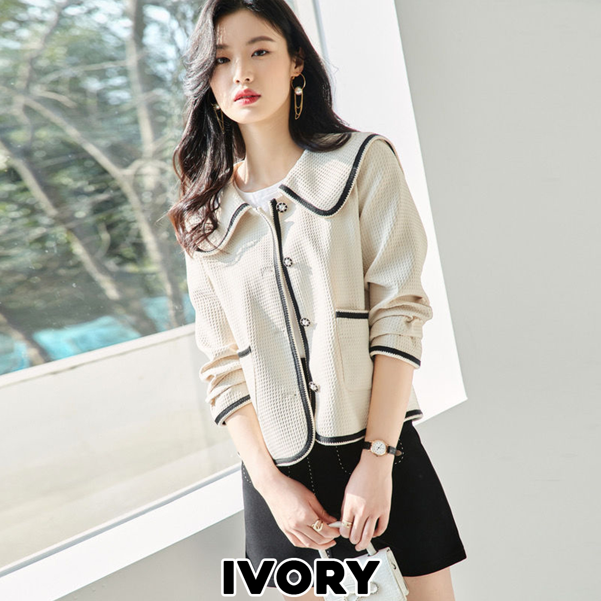 KARAKOREA 5570 Yuri Premium Korean Blazer/Cardigan/Outwear/Outer/Blazer Kerja/Blazer Office Wanita