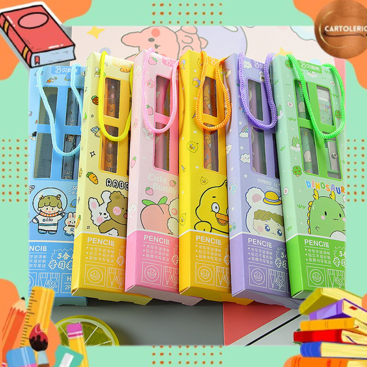 

Alat Tulis Set 5 Pcs Motif Kartun Cute S8022