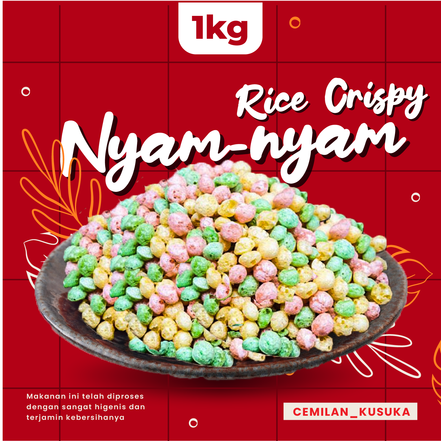 

NyamNyam Rice Crispy 500g