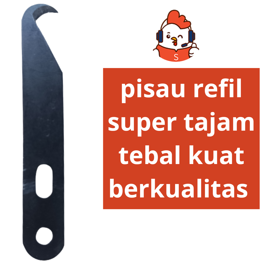 pisau rautan jalu model lipat premium zeorfarm