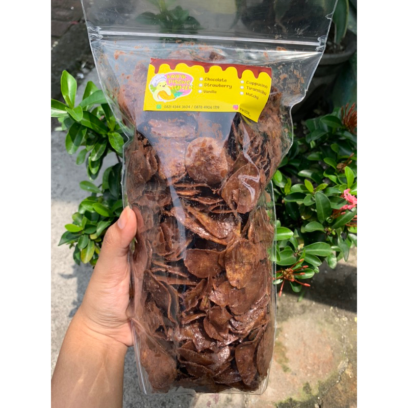 

Keripik pisang coklat lumer 500gr