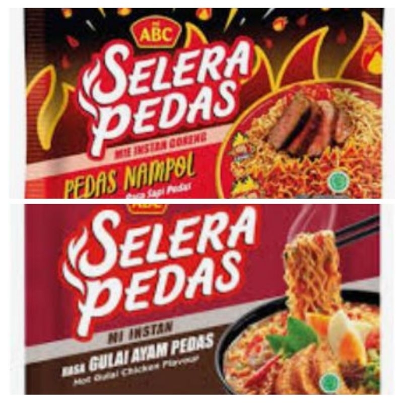 

ABC Mie Selera pedas goreng dan kuah