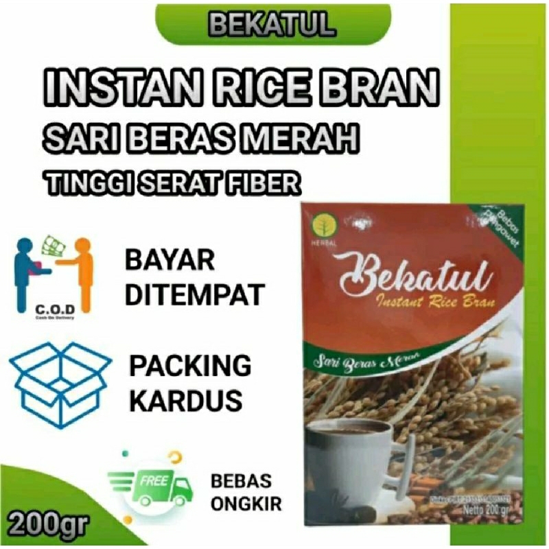 

Bekatul Beras Merah Instan Rice Bran Original