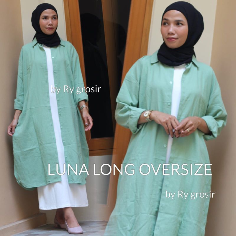 Luna Dress Long Tunik Oversize