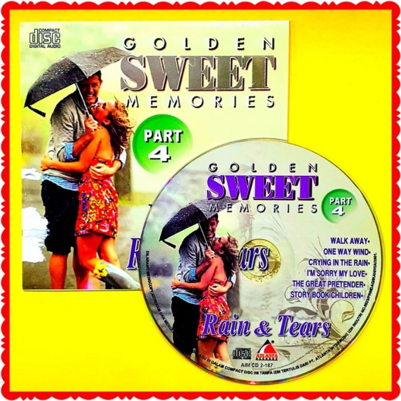 KASET ORIGINAL CD AUDIO MUSIK GOLDEN SWEET MEMORIES TERBAIK - COMPACT DISC LAGU POP BARAT NOSTALGIA