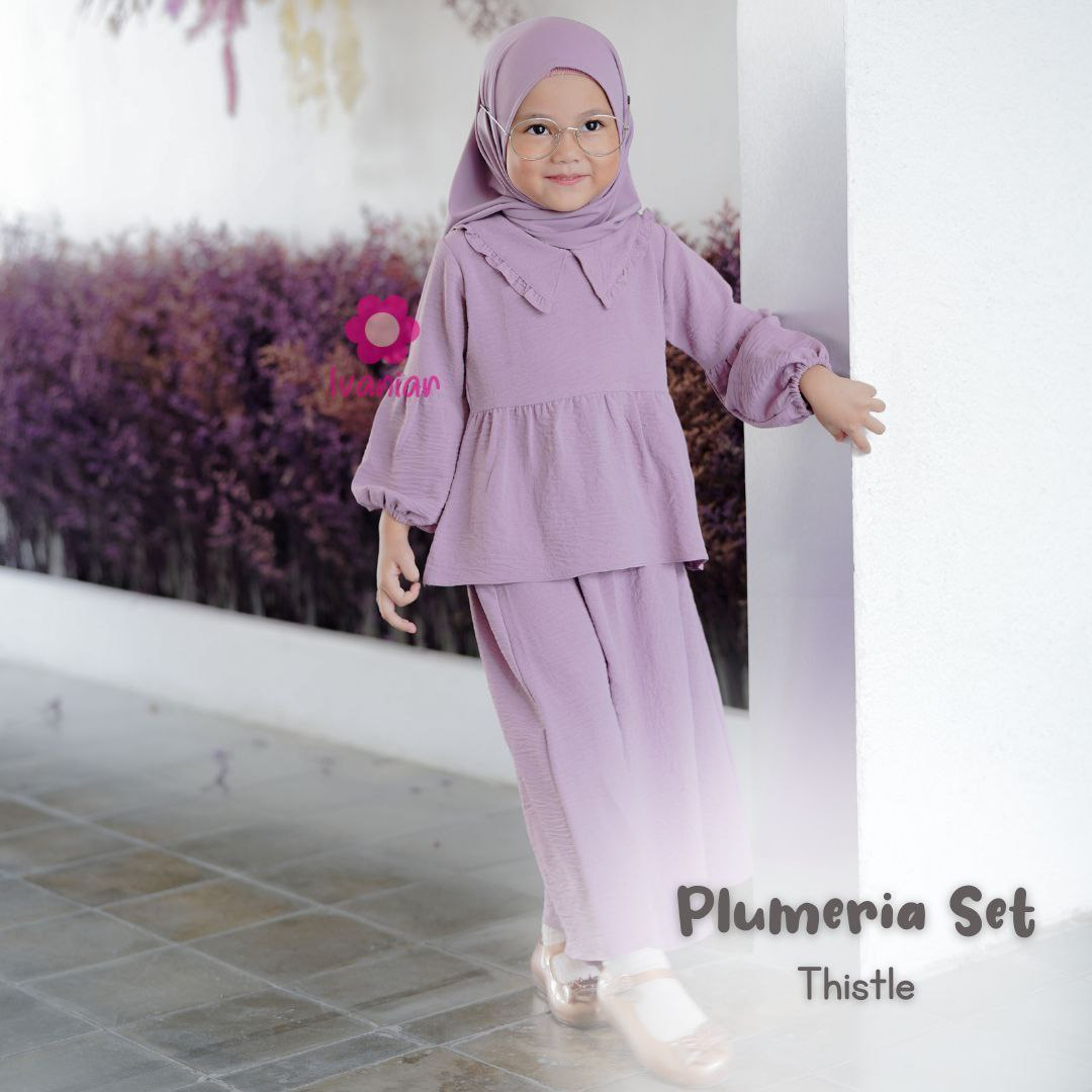 AfsheenaStore Plumeria By Ivaniar/Dress Anak