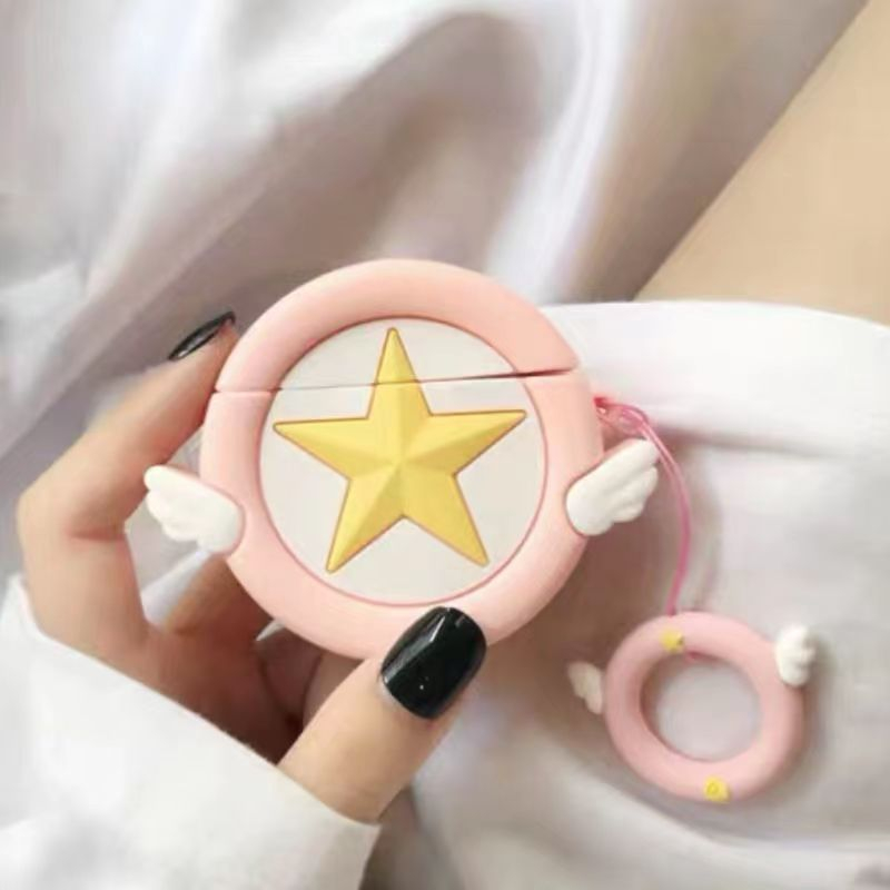 Pro 6 Cartoon Case Earphone Bluetooth Cover Cute Cartoon Silicone Anti-fall Protective Casing