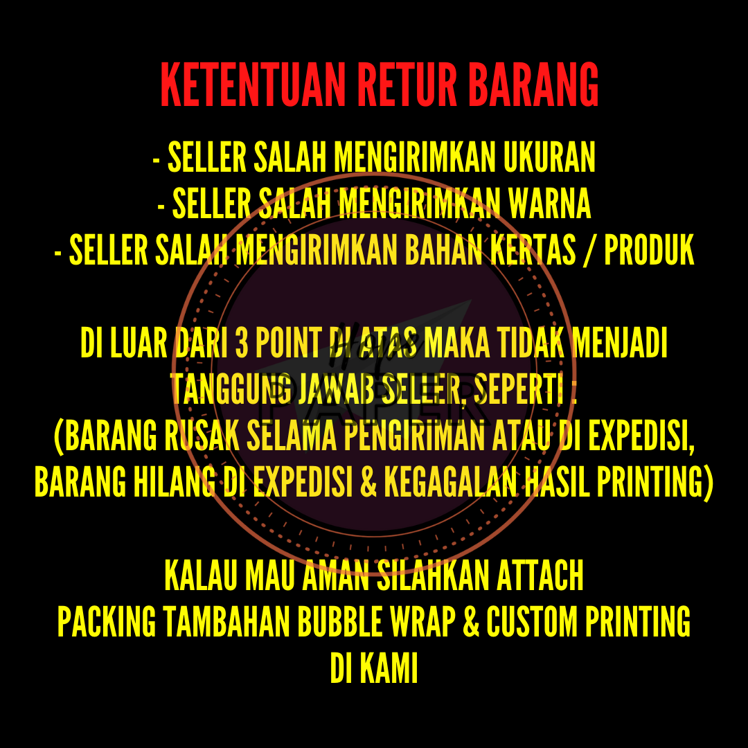 

H7Y Samson Kraft 275 gsm F4 isi 50 lembar / Kertas Samson Kraft Liner Tebal 275 gram